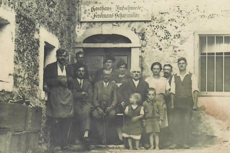 Datei:Schmiede Scharmüller 1928.jpg