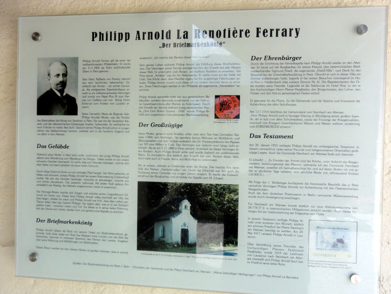 Datei:Erinnerungstafel an Philipp von Ferrary.jpg