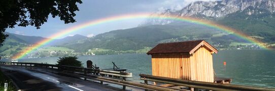 Regenbogen von Miesling aus gesehen - Juni 2016