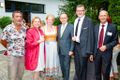 Sommerfest 2017 von links: Hubert von Goisern, Dr. Karin Kneissl, Christa Karas-Waldheim, Mag. Othmar Karas, Wolfgang Meilinger, Dir. Markus Aigner