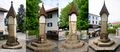 Die vier Seiten des Kriegerdenkmals am Attersee