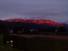 Das Höllengebirge leuchtet zum Abschied