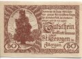 Notgeld Marktkommune 50 Heller