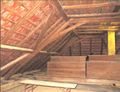 Liegender Walmdach-Dachstuhl 1840 Wirtshaus in Baum