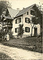Das Susihäusl, hier 1928, gehörte damals zur Gerberei Kölblinger.