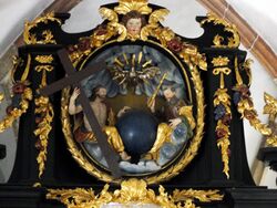 Oberes Altarbild in der Pfarrkirche Abtsdorf.jpg