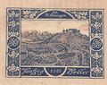 Notgeld 50 Heller Marktgemeinde, Rückseite