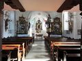Pfarrkirche Unterach, Innenansicht