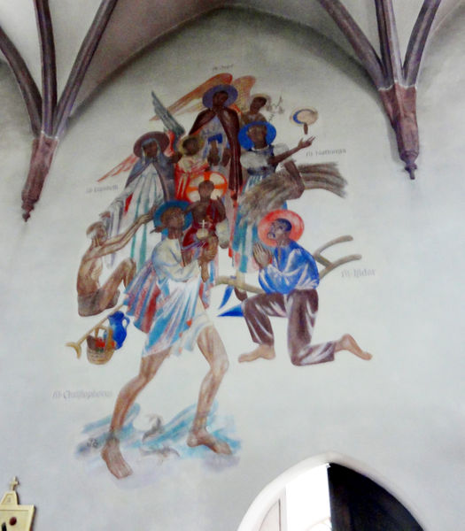 Datei:Wandbild in der Pfarrkirche Weyregg II.jpg