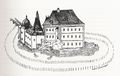 Schloss Kammer 1622 - Zeichnung von Hans Dickinger