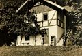 Vereinzelt gab es auch Fachwerkhäuser im Attergau - Hufnaglhaus 1950