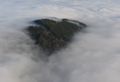 Buchberg-Gipfel im Nebel