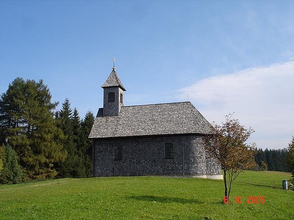 Gahbergkapelle von Westen